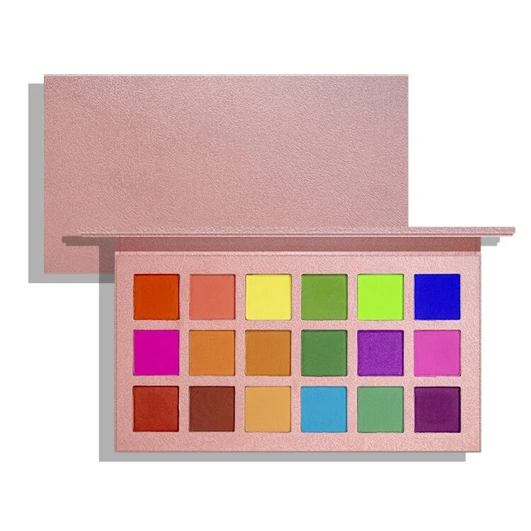18 Shades Earth Tone Cream Mud Eyeshadow Palette, Matte Shimmer Pigmented Daily Eye Makeup Palette