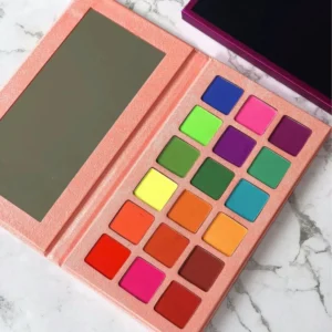 18 Shades Earth Tone Cream Mud Eyeshadow Palette, Matte Shimmer Pigmented Daily Eye Makeup Palette
