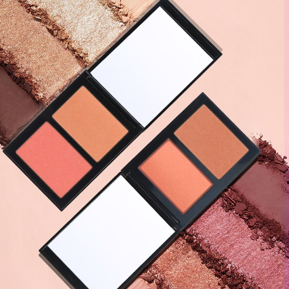 High Pigment Cream Contour Palette Makeup Long Lasting Matte Finish Waterproof Pressed Powder Blush Wholesale Private Supply