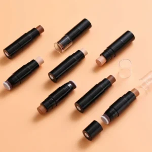 3 Color Dual End Contour Concealer Stick, 2 In 1 Waterproof Sweat Proof Makeup for Skin Brightening & Face Sculpting