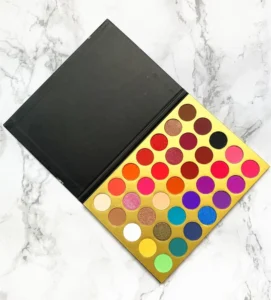 35 Shades Matte Shimmer Mixed Eyeshadow Palette, Highly Pigmented Long Wear Eye Makeup for Wholesale