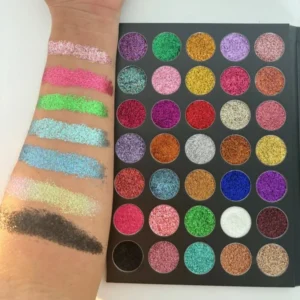 35 Shades Smoky Warm Earth Tone Eyeshadow Palette, Matte Shimmer Soft Pigmented Daily Party Eye Makeup