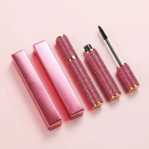 4D Waterproof Sweat Proof Mascara, 24 Hour Long Wear Lengthening Curling Volumizing Smudge Resistant Eyelash Makeup