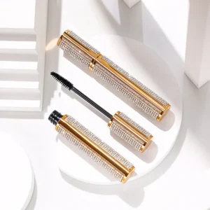4D Waterproof Sweat Proof Mascara, 24 Hour Long Wear Lengthening Curling Volumizing Smudge Resistant Eyelash Makeup