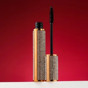 4D Waterproof Sweat Proof Mascara, 24 Hour Long Wear Lengthening Curling Volumizing Smudge Resistant Eyelash Makeup