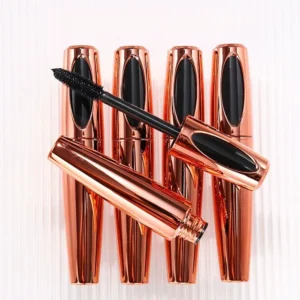 4D Waterproof Mascara, Lengthening Curling Volumizing Smudge Resistant Long Lasting Eyelash Makeup