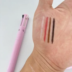 4 In 1 Portable Makeup Pen, Multi-purpose Lip Liner, Highlighter, Eyeliner and Eyebrow Definer Beauty Tool
