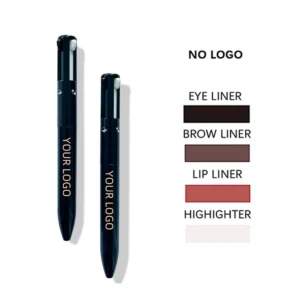 4 In 1 Portable Makeup Pen, Multi-purpose Lip Liner, Highlighter, Eyeliner and Eyebrow Definer Beauty Tool