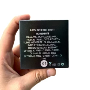6 Colors Black White Halloween Oil Based Face Body Paint Pigment for Cosplay Stage Makeup