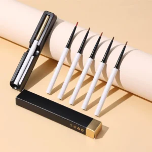 7 Colors Waterproof Quick Dry Liquid Eyeliner Pen, Sweat Proof Smudge Resistant High Pigment Eye Liner & Tear Trough Makeup