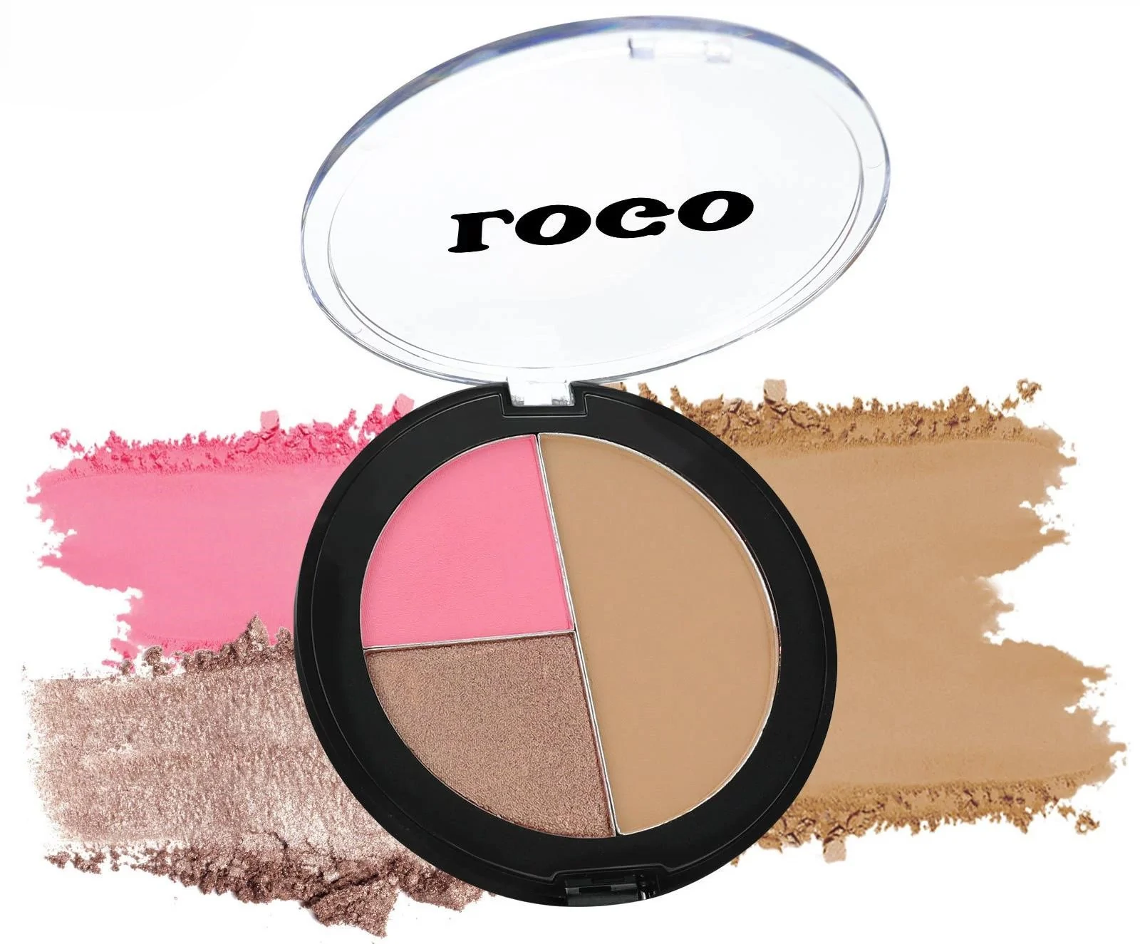 Waterproof Matte All-in-One Face Makeup Palette, Highlight Concealer Nose Shadow Contour Facial Sculpting Kit