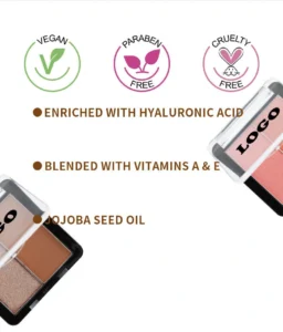 Waterproof Matte All-in-One Face Makeup Palette, Highlight Concealer Nose Shadow Contour Facial Sculpting Kit