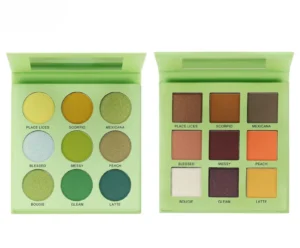 Affordable Private Label No Logo 9 Shades Multi-use Eyeshadow Palette with Highlight & Contour for Wholesale