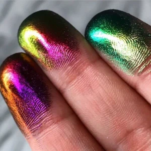 Chameleon Iridescent Diamond Shimmer Eyeshadow Highlighter for Eye and Facial Brightening Cosmetics