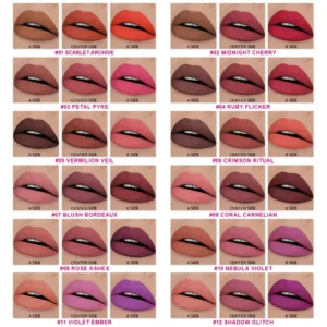 Custom Private Label No Logo 2 Shades Waterproof Color Lock Matte Long Wear Lipstick