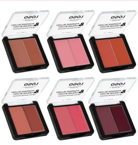 Custom Private Label No Logo 2 In 1 Multi-use Cream Blush, Highly Pigmented Long Wear Natural Complexion Boosting Rouge
