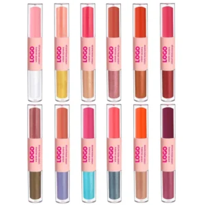 Custom Private Label No Logo 2-in-1 Liquid Blush & Highlighter, Transfer-Resistant Long-Lasting Natural Facial Brightening Rouge