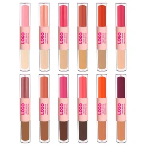 Custom Private Label No Logo 2 In 1 Liquid Blush & Contour Concealer, Highly Pigmented Long Wear Facial Sculpting Makeup