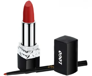 Custom 2 In 1 Hydrating Mirror Plumping Lipstick & Matte Lip Liner Dudu Lips Lip Makeup Set