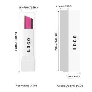 Custom Private Label No Logo 3 Shades Matte Non-transfer Long Lasting Lipstick Personalized Lip Makeup