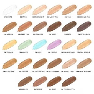 Custom Private Label No Logo Contour Concealer Cream Palette, Non-Caking Dark Circle Covering 3D Facial Sculpting Makeup