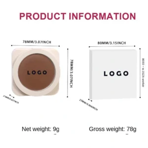 Custom Private Label No Logo Contour Concealer Cream Palette, Non-Caking Dark Circle Covering 3D Facial Sculpting Makeup