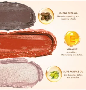 Custom Private Label No Logo 3-Shade All-in-One Highlight Contour Blush Cream Palette, Waterproof Highly Pigmented Long-Lasting Facial Makeup