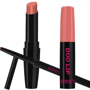 Custom 3-in-1 Matte Lipstick Lip Liner & Hydrating Lip Gloss Complete Long-Lasting Lip Makeup Set