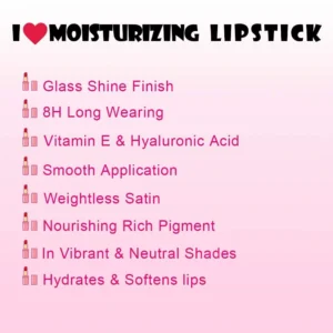 Custom 3 In 1 Lip Makeup Kit, Matte Lipstick Hydrating Lip Gloss & Precise Lip Liner Long Wear Non-Transfer Set