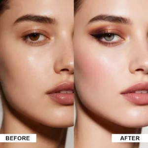 Custom Private Label No Logo 3 Shades All-in-One Highlight Contour Blush Palette, Highly Pigmented Long Wear Facial Makeup