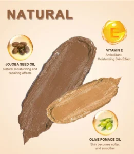 Custom Private Label No Logo 3-Shade Waterproof Sweat-Proof Contour Cream Palette, Highly Pigmented Long-Lasting 3D Facial Sculpting Makeup