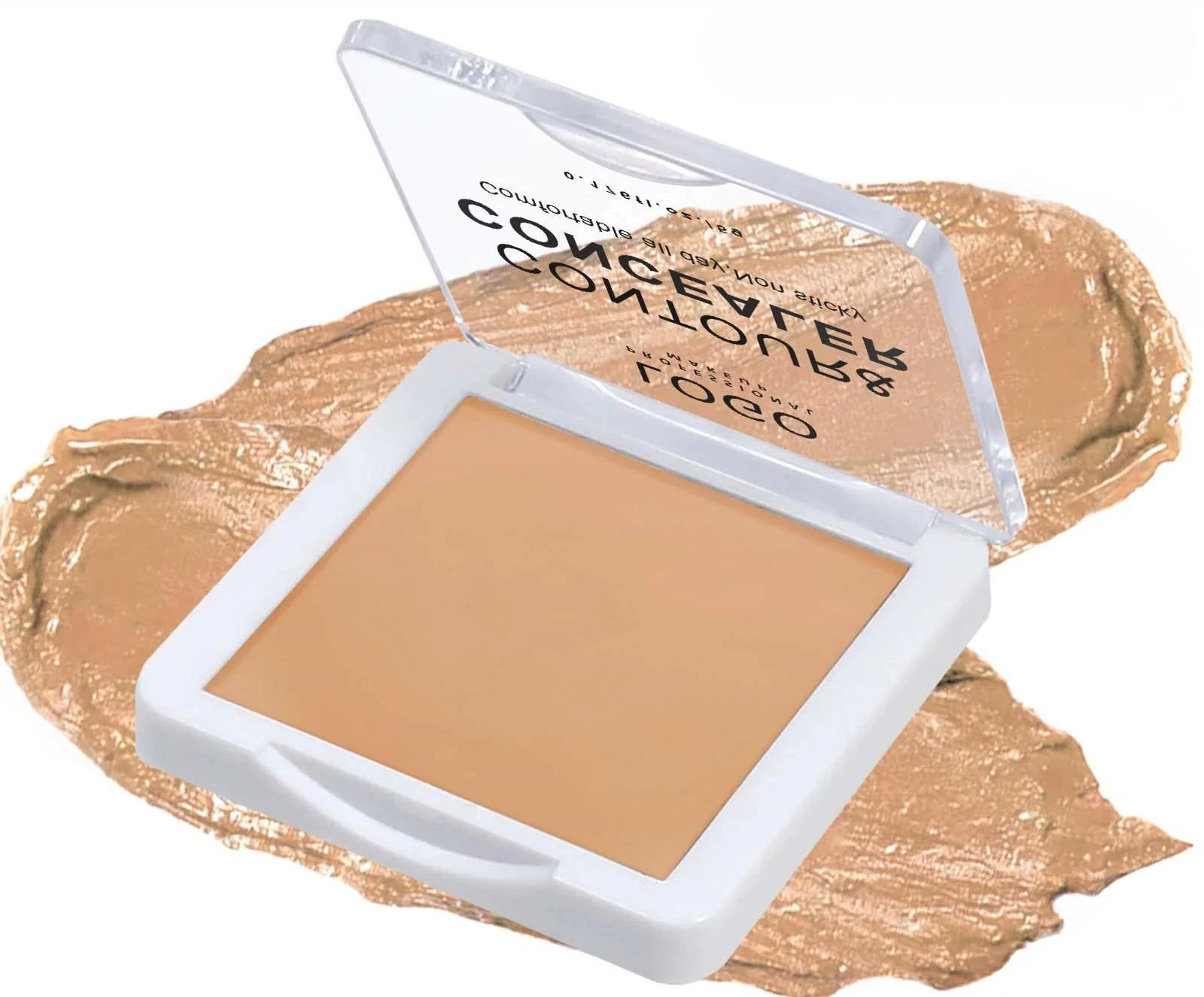 Custom Private Label No Logo Contour Concealer Cream Palette, Non-Caking Dark Circle Covering Facial Sculpting Makeup