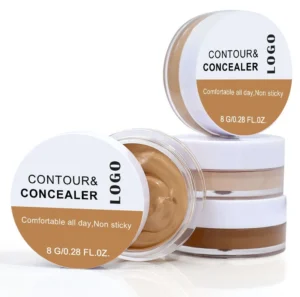 Custom Private Label No Logo Cream Concealer & Contour, Blemish Spot Tattoo Covering Non-Caking Full Coverage Facial Makeup