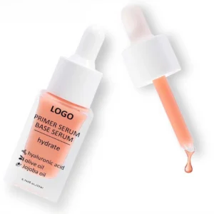 Custom Private Label No Logo Shimmer Hydrating Face Primer, Skin Smoothing Brightening Dewy Pre-makeup Base Serum