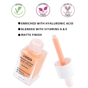 Custom Private Label No Logo Shimmer Hydrating Face Primer, Skin Smoothing Brightening Dewy Pre-makeup Base Serum