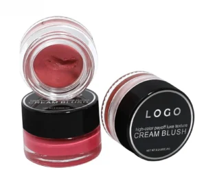 Custom Private Label No Logo Multi-Use Dewy Single Cream Blush, Highly Pigmented Long-Lasting Natural Complexion Enhancing Rouge