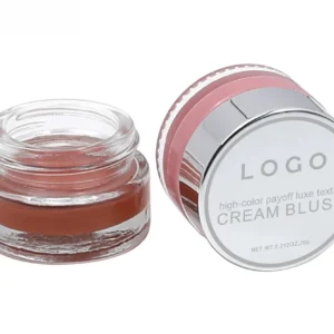 Custom Private Label No Logo Multi-use Dewy Single Cream Blush, Highly Pigmented Long Wear Complexion Boosting Facial Rouge