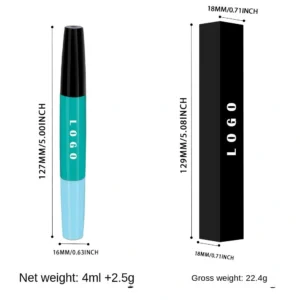 Custom Dual End Waterproof Concealer Stick & Liquid Concealer, Blemish Covering Non-Caking Transfer Resistant Long Wear Facial Makeup