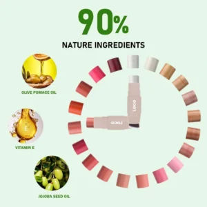 Custom Private Label No Logo Dual-ended Waterproof Blush Stick, Highly Pigmented 3D Facial Brightening Rouge Makeup