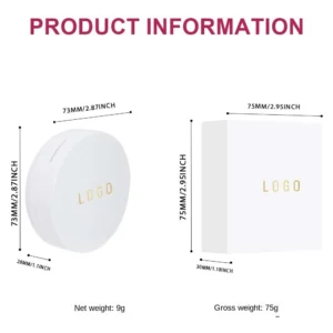 Custom Private Label No Logo Matte Cushion Blush in Expanding Shade, Non-Caking Highly Pigmented Long-Lasting Natural Nude Makeup