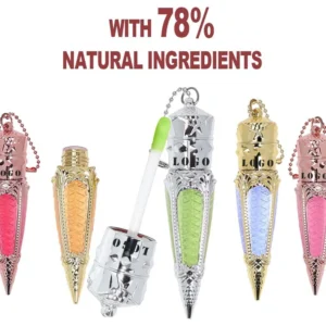 Custom Private Label No Logo Fruit-Flavored Mirror Plumping Lip Oil, Hydrating Brightening Dewy Dudu Lips Nourishing Lip Gloss