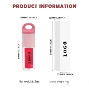 Custom Private Label No Logo Fruit-Flavored Mirror Plumping Lip Oil, Hydrating Brightening Dewy Dudu Lips Nourishing Lip Gloss