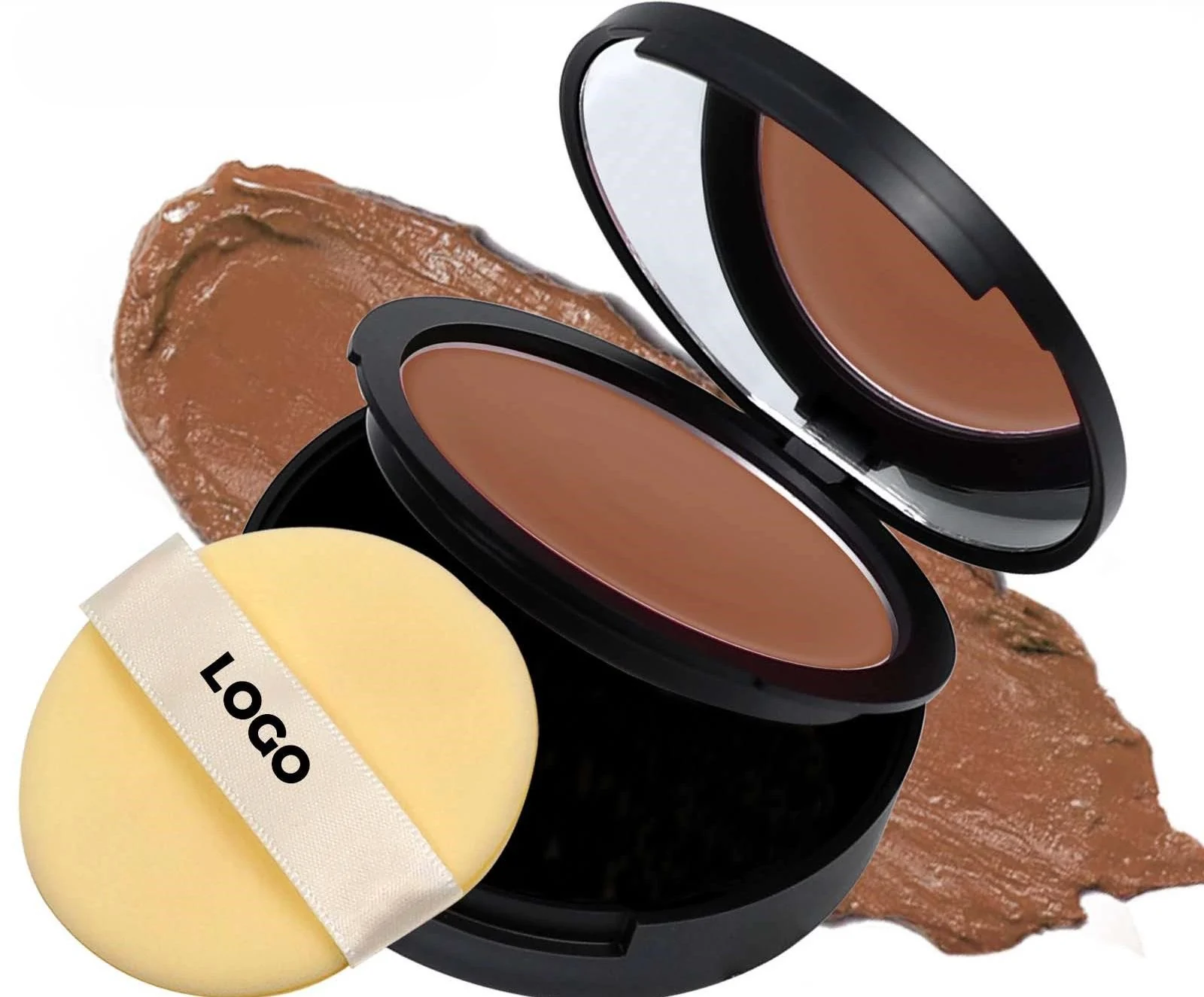 Custom Private Label No Logo Contour Concealer Cream Palette, Non-Caking Full Coverage Dark Circle Blemish Facial Correcting Makeup