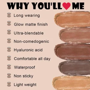 Custom Private Label No Logo Contour Concealer Cream Palette, Non-Caking Full Coverage Dark Circle Blemish Facial Correcting Makeup