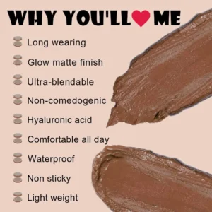 Custom Private Label No Logo Contour Concealer Cream Palette, Non-Caking Full Coverage Dark Circle Blemish Facial Correcting Makeup