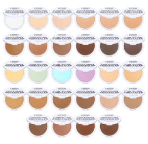 Custom Private Label No Logo Contour Concealer Cream Palette, Non-Caking Full Coverage Dark Circle Blemish Facial Correcting Makeup