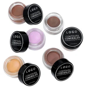 Custom Private Label No Logo Cream Contour Concealer, Full-Coverage Blemish Dark Circle Facial Correcting Makeup