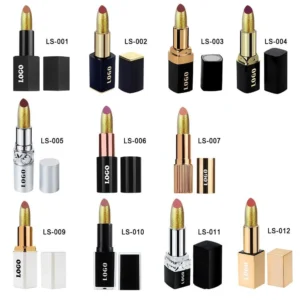 Custom Golden Matte Lipstick, 3D Natural Finish Non-transfer Long Lasting Cup Proof Lip Makeup