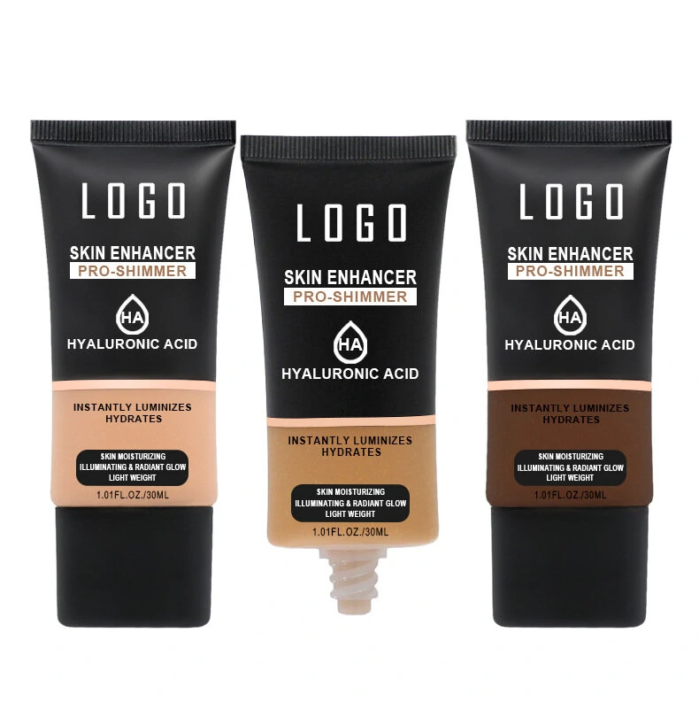 Private Label No Logo Custom Hydrating Shimmer Pore Minimizing Face Primer, Non-Caking Skin Smoothing Radiant Pre-makeup Base Cream
