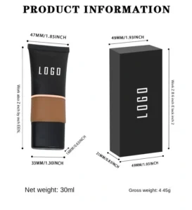 Private Label No Logo Custom Hydrating Shimmer Pore Minimizing Face Primer, Non-Caking Skin Smoothing Radiant Pre-makeup Base Cream